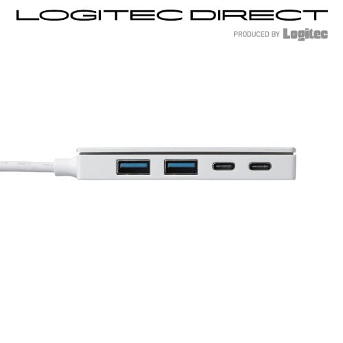 ELECOM(エレコム) USBHUB3.0 Type-C バスパワー Aメス2ポート Cメス2ポート ホワイト【U3HC-A412BWH-W】