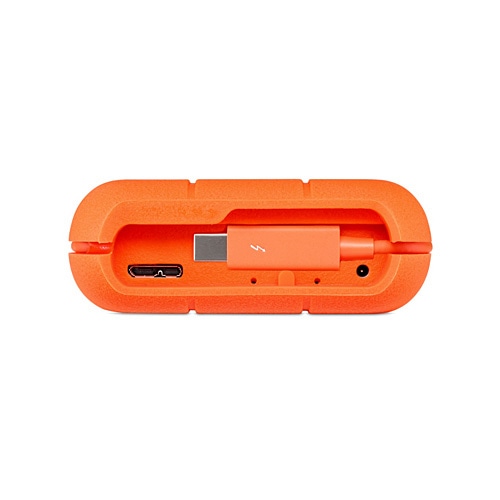 LaCie(ラシー) 耐衝撃設計のポータブルハードディスク(HDD) Rugged RAID Thunderbolt &USB3.1(Gen1) / USB3.0 4TB【STFA4000400】