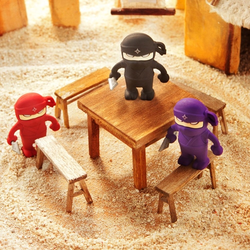 Bone collection デュアルUSBメモリー 16GB Ninja紫(USB&MicroUSB) USB3.1(Gen1) / USB3.0対応 【DR14071-16PU】