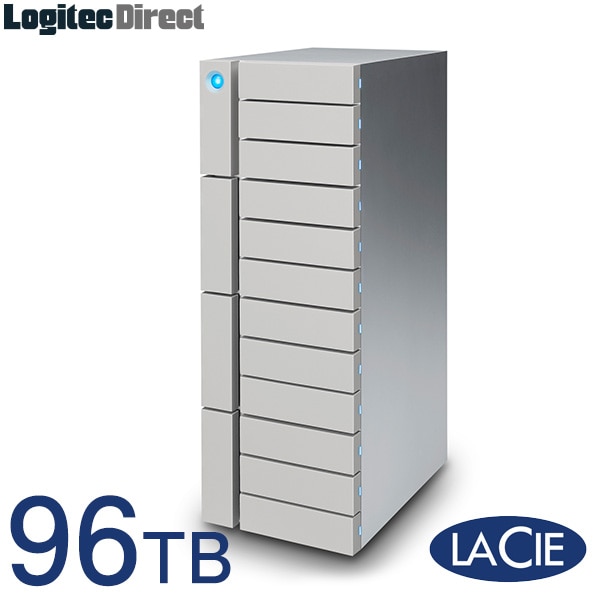 ラシー LaCie 据え置きHDD ハードディスク 12Big RAID Thunderbolt3対応 USB-C対応 USB3.1Gen1対応 アルミケース 96TB【2B3AP3】【受注生産品 納期お問い合わせください】