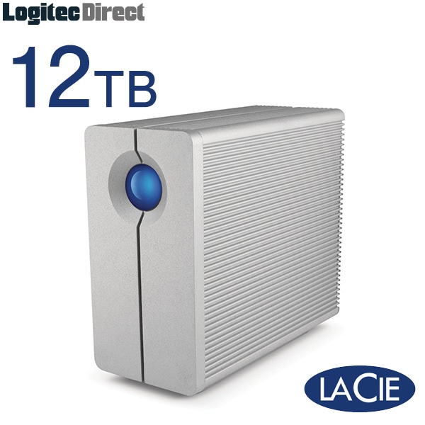 ラシー LaCie 外付けHDD ハードディスク 2Big Quadra 12TB 海外パッケージ【2J9AP1】