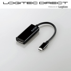 ELECOM(エレコム) USB Type-C映像変換アダプタ(DP)【AD-CDPBK】