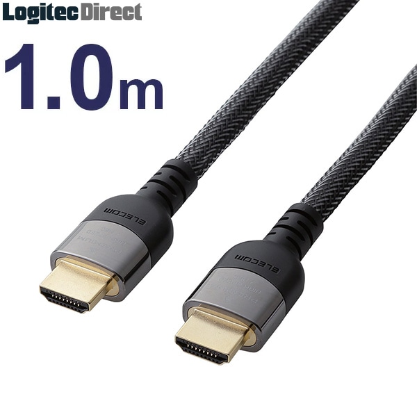 エレコム プレミアム HDMIケーブル 1.0m 100cm Ultra HD Blu-rayに最適 イーサネット・4K対応 【DH-HDP14E10BK】