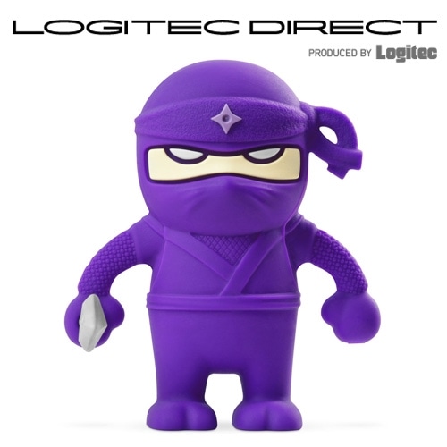 Bone collection デュアルUSBメモリー 16GB Ninja紫(USB&MicroUSB) USB3.1(Gen1) / USB3.0対応 【DR14071-16PU】