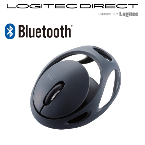 ELECOM(エレコム)EGGマウス フリー ブルートゥース Bluetooth 3ボタン IRLED ブラック【M-EG30BRBK】