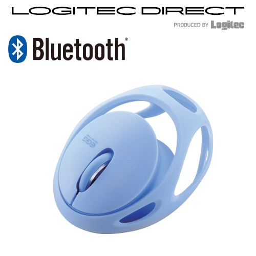 ELECOM(エレコム)EGGマウス フリー ブルートゥース Bluetooth 3ボタン IRLED ブルー【M-EG30BRBU】