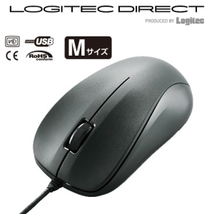ELECOM(エレコム) レーザーマウス/USB/3ボタン/ブラック/ROHS【M-S2ULBK/RS】
