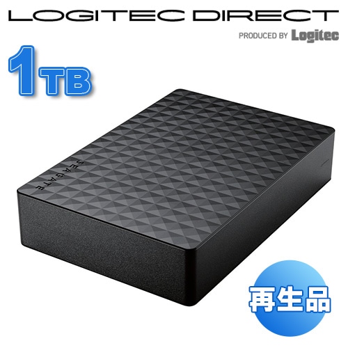 Seagate(シーゲート) USB3.0 外付けハードディスク(HDD)Expansion 1TB ブラック【再生品】【SGD-NY010UBK-YY】