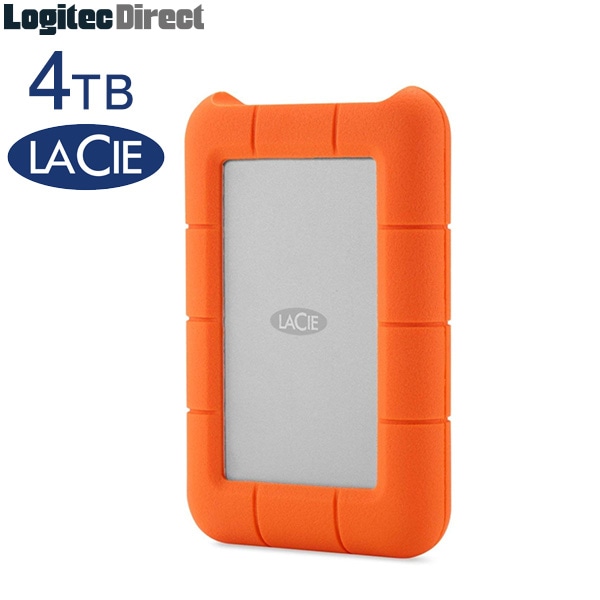LaCie(ラシー) 耐衝撃設計のポータブルハードディスク(HDD) Rugged RAID Thunderbolt &USB3.1(Gen1) / USB3.0 4TB【STFA4000400】