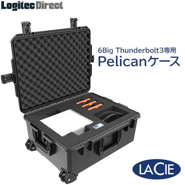 ラシー LaCie ペリカンケース 高耐久 6big ブラック【STFK400】【受注生産品 納期お問い合わせください】