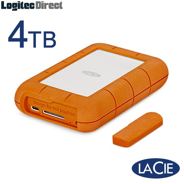 ラシー LaCie Rugged RAID Pro USB3.1 (Gen2) USB3.0 USB2.0 2.5インチポータブル HDD ハードディスク Apple Macシリーズ 【STGW4000800】