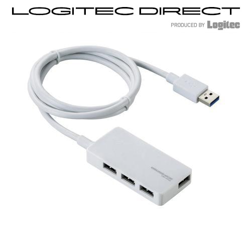 ELECOM(エレコム) USBハブ USB3.1(Gen1) / USB3.0 /ACアダプタ付/セルフパワー/4ポート【U3H-A408SWH】
