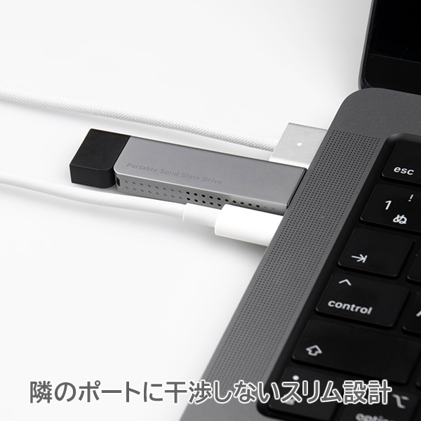 薄型 スリム スティック型 高速 コンパクト 外付け SSD 250GB 読込速度1000MB/ 秒 USB3.2 Gen2 PS5 動作確認済 USB メモリサイズ ロジテック【LMD-SPDH025UC】