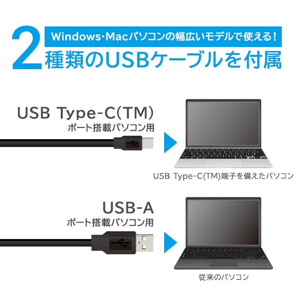 ポータブル ブルーレイドライブ USB-C Type-C USB-A Type-A M-Disc