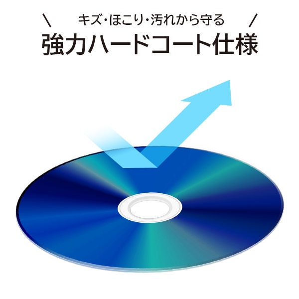ロジテック BD-RE AACS対応 ブルーレイディスク Blu-ray Disc 2倍速 くり返し録画用 記録用 25GB 記録メディア スピンドルケース 50枚入り【LM-BRE25VWS50W】