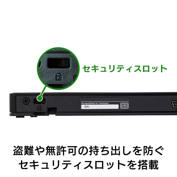 Windows Mac 対応 ポータブル DVD CD ドライブ USB Type-C ケーブル付 ソフトなし Windows11 書き込み 読み込み バスパワー 超薄型 超軽量 M-Disc対応 1年保証 LDR-LPXAW8CU2NB
