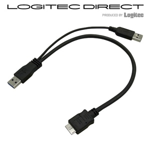 USB3.1(Gen1) / USB3.0給電用Yケーブル【CB-USB3Y-030】