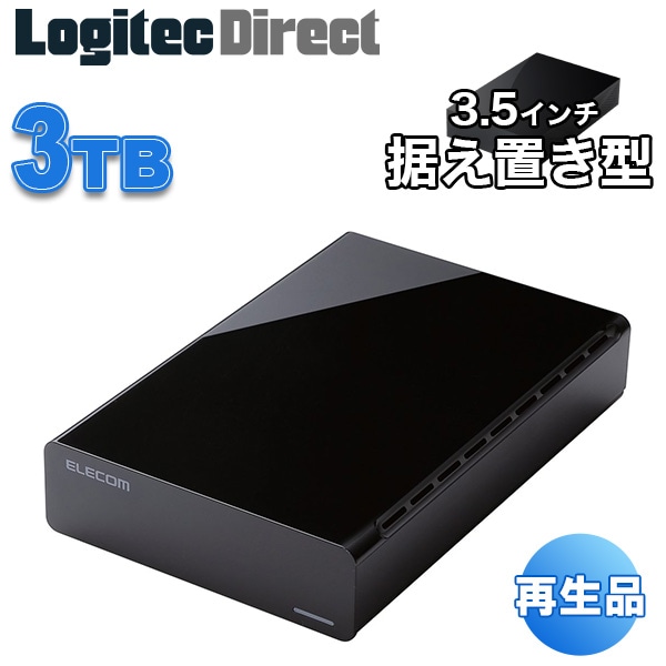 ELECOM 3.0TB HDD ELD-CED030UBK e:DISK