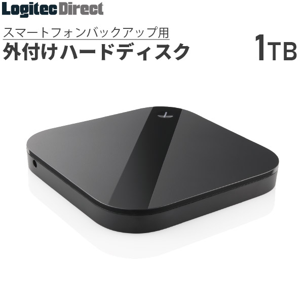 ロジテック 外付けHDD 1TB スマートフォン用 ポータブル ...