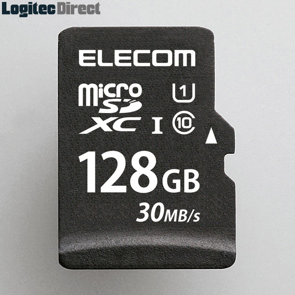 【メール便送料無料】エレコム MicroSDXCカード/データ復旧サービス付/UHS-I 30MB/s 128GB【MF-MS128GU11LRA】