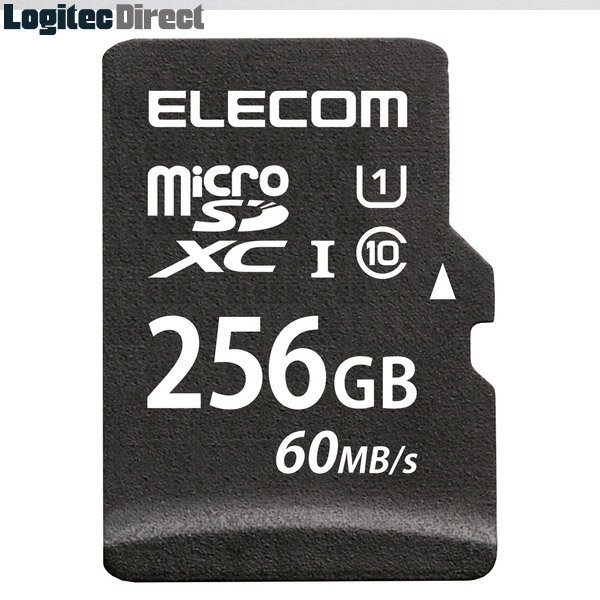 【メール便送料無料】エレコム MicroSDXCカード/データ復旧サービス付/UHS-I 60MB/s 256GB【MF-MS256GU11LRA】