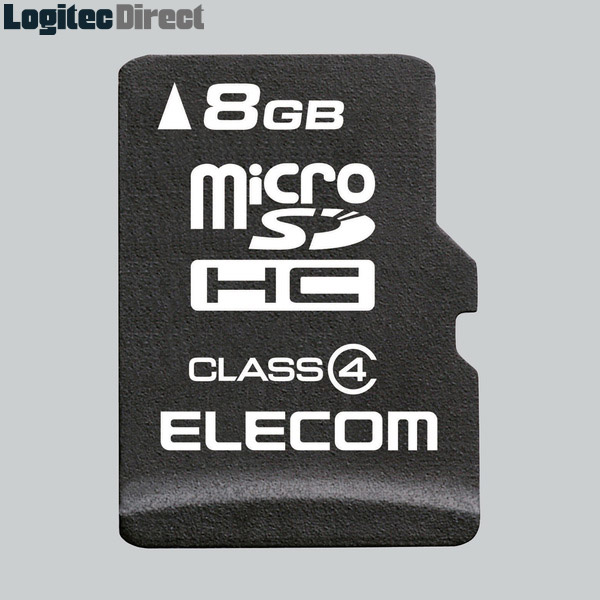 【メール便送料無料】エレコム microSDHCカード/データ復旧サービス付/Class4/8GB【MF-MSD008GC4R】