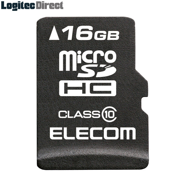 【メール便送料無料】エレコム MicroSDHCカード/データ復旧サービス付/Class10/16GB【MF-MSD016GC10R】