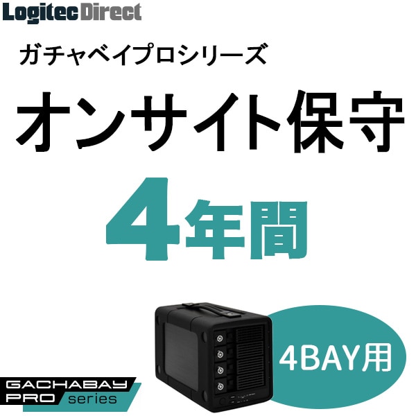 ガチャベイプロ（4BAY）シリーズ用オンサイト保守(4年間)【SB-RD4-HP-04】