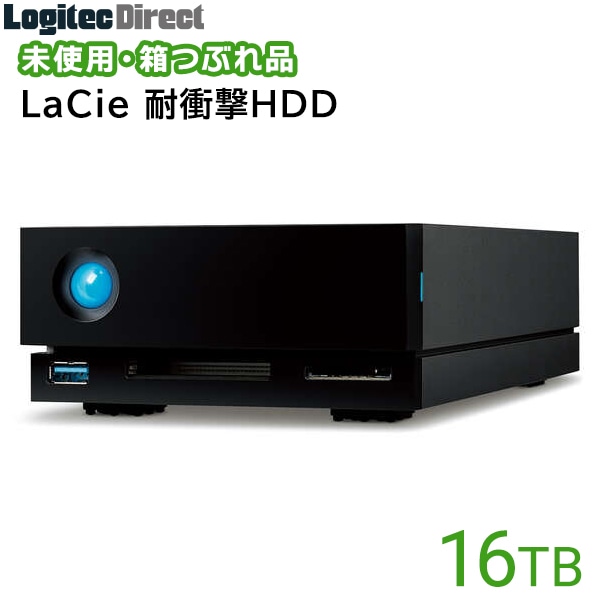 エレコム 外付けHDD LaCie 1big dock HDD 16TB【STHS16000800-LL】