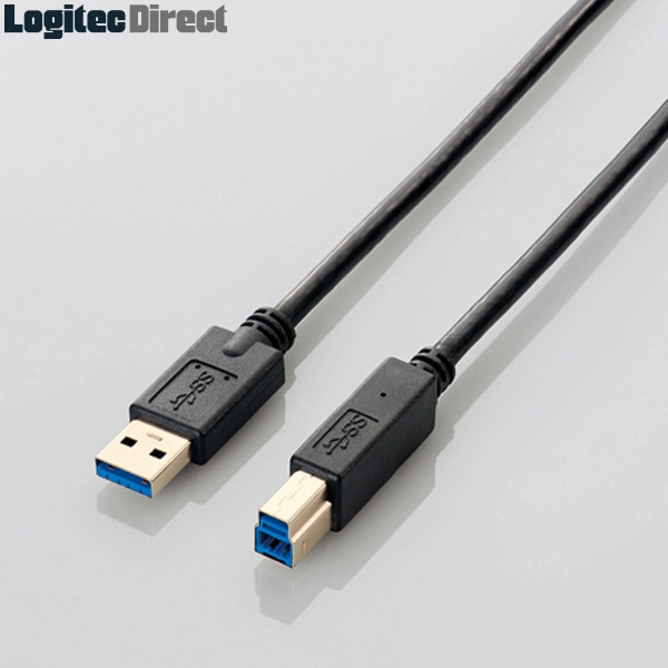 エレコム USB3.0ケーブル/A-Bタイプ/スタンダード/0.5m【USB3-AB05BK】