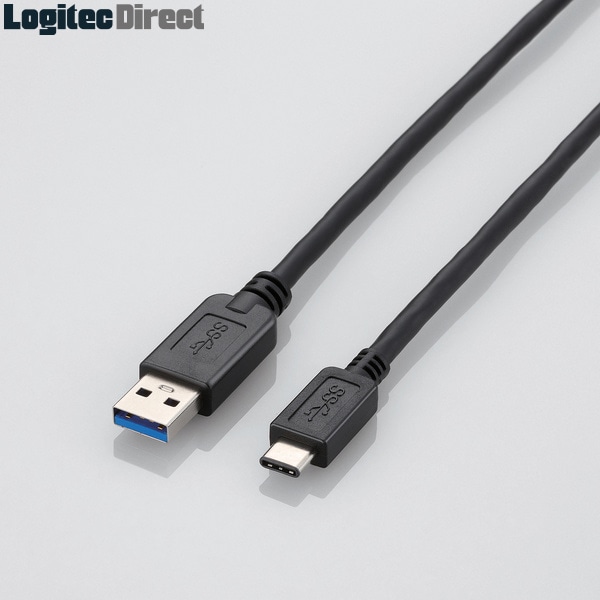 エレコム USB3.1ケーブル/A-Cタイプ/ノーマル/0.5m【USB3-AC05BK】