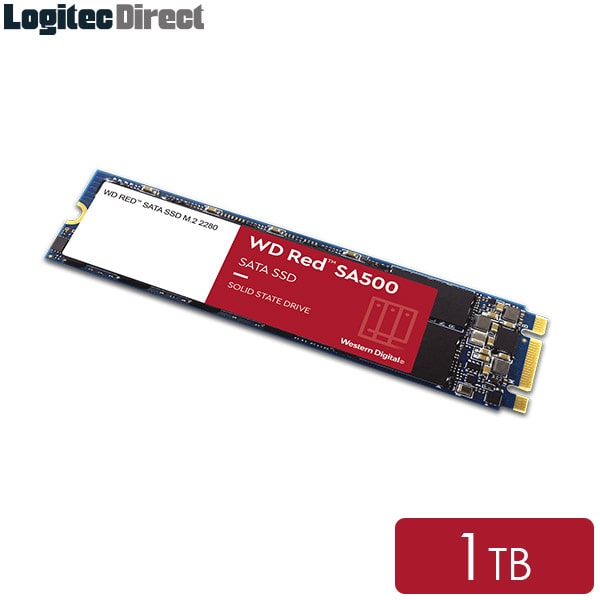 WD Red SA500 NAS SATA SSD M.2 2280 3D NAND 1TB WDS100T1R0B
